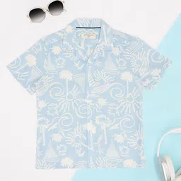 Pantaloons Junior Boys Floral Printed Casual Shirt-picture-2