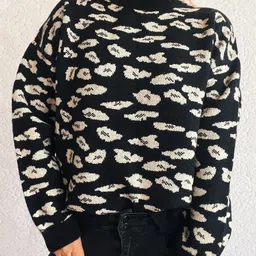 Mast & Harbour Women High Neck Pullover Sweater-picture-6