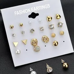 ONUYX Circular Studs Earrings-16