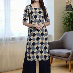 HERE&NOW Women Pack Of 3 Ethnic Motifs Printed Kurta-picture-54