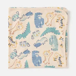 Juniors by Babyshop Infants Dinosaur Printed Receiving Blanket-8