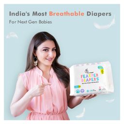 R for Rabbit Feather Diaper Pants Size S-Small for baby of 5-9 kgs - 48 Pieces (Pack of 3) image 3