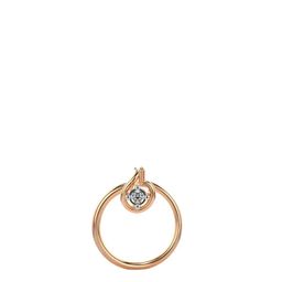 VALANOVA Women 18K Rose Gold & Certified Lab Grown Nosepin 0.01cts Diamond 0.19gm-picture-7