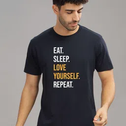 INDISSH Men Typography Printed Round Neck Cotton T-shirt-picture-38