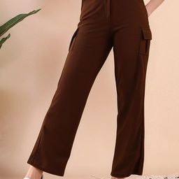 Mast & Harbour Women Classic High-Rise Trousers-image-57