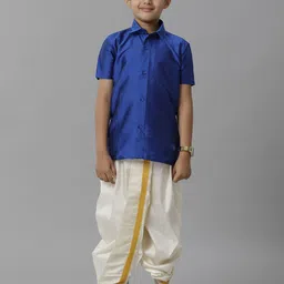 Ramraj Boys Shirt with Dhoti Pants-image-11