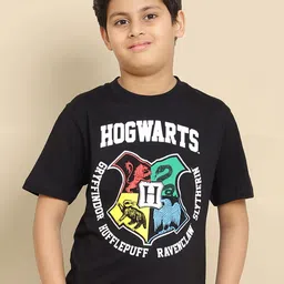 Kids Ville Boys Harry Potter Graphic Printed Round Neck Cotton T-shirt-10