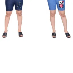 MIRAKSH Girls Blue Shorts-picture-41