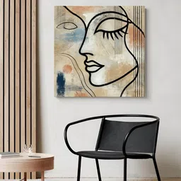 999Store Brown & Black 1 Piece Wood Abstract Wall Paintings-image-38