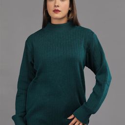 TYSORT Women Striped Woollen Pullover-image-4