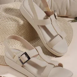 Carlton London Wn-83 Strappy Platform Sandals with Buckles-17