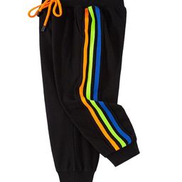 StyleCast Kids Striped Cotton Mid Rise Joggers-image-27