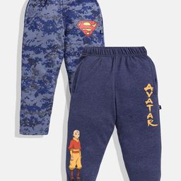 YK X Minute Mirth Boys Pack of 2 Printed Track Pants-image-82
