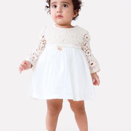 BeBeBum Girls Self Design A-Line Dress-image-22