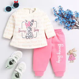 YK X Tinyo Infant Girls Pure Cotton Printed T-shirt & Joggers-picture-17