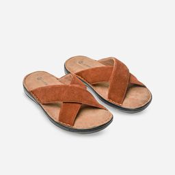 LA MARCA Men Colourblocked Leather Slip-On Sneakers-image-0