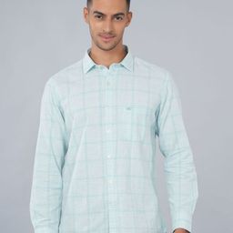Ostermann Men Opaque Checked Casual Shirt-picture-2