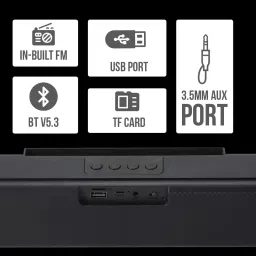 WOOS SoundBar for TV, PC, Gaming, Monitor, Laptop, Smartphone, Tablet 10 Watts Output 10 W Bluetooth Soundbar image 5