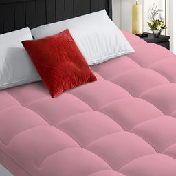 CHICERY Pink Water Resistant Cotton Mattress Protector-image-42