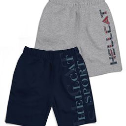 HELLCAT Boys Typography Printed Shorts-54