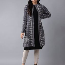 W Women Printed Cardigan-image-46