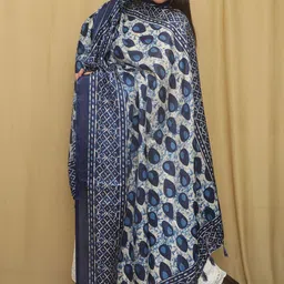Luxurionworld Printed Art Silk Dupatta-picture-22