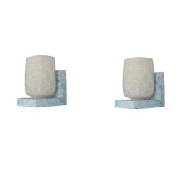 SOMIL White Glass Cylinder Printed Wall Lamps-image-23