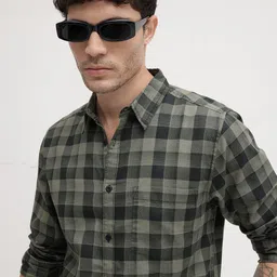 The Roadster Life Co. Other Checks Pure Cotton Regular Fit Casual Shirt-picture-18