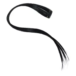 VAGHBHATT Clip-In Straight Scalp Topper Hair Extension- Black- 22 Inches-image-9