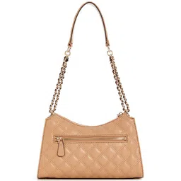 GUESS Textured PU Structured Shoulder Bag with Quilted image 3