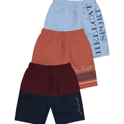 HELLCAT Boys Typography Printed Shorts-9