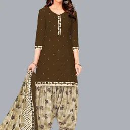 Simmu Floral Printed Pure Cotton Unstitched Dress Material-picture-10