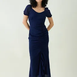 aayu Ruffled Georgette Maxi Dress-image-38