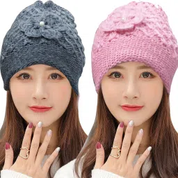 Solid, Self Design, Woven Skull Cap-picture-2