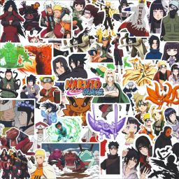 3 inch Naruto Anime Vinyl Stickers For Laptops, Doors, Wall, Window, Glasses, Etc Self Adhesive Sticker-image-99