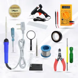 HGCM357M1 13in1 Mobile Soldering Iron Machine Combo Kit Set Standard Temperature Corded Glue Gun-2