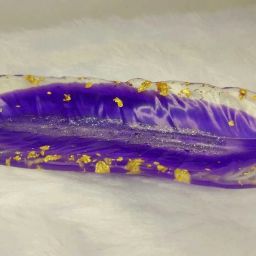 Finish Leaf Design Art Tray Serving Set-image-1