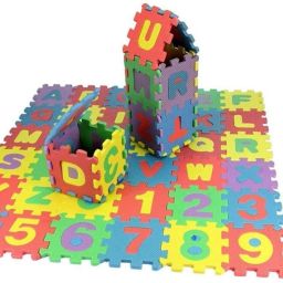 vasudeva Alphanumeric MAT Puzzle for Kids Learning Alphabet and Number Mat image 2