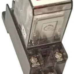 Salzer 8Pin 2C/O 2Pole 240V AC 5Amp (L&T) Make General Purpose Relay With Base-15