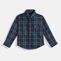 U.S. Polo Assn. Kids Boys Tartan Checked Pure Cotton Casual Shirt-picture-49