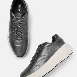 Geox Women Black Leather Sneakers-image-80