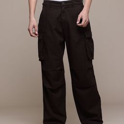 The Roadster Lifestyle Co. Men Parachute Fit Cargos-image-55