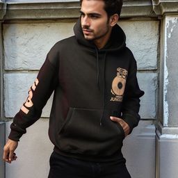 UNRL Printed Hooded Sweatshirt-image-98