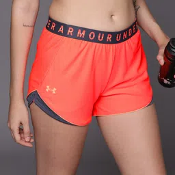 UNDER ARMOUR Women Loose Fit Play Up Colorblock Sports Shorts-picture-22