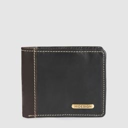 Hidesign Men Black Leather Two Fold Wallet-12