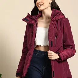 Mast & Harbour Hooded Padded Jacket-picture-14