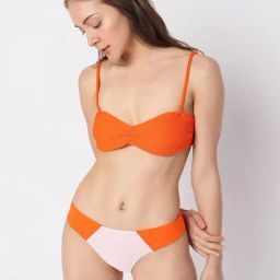 Vero Moda Intimates Orange Swim Top-image-13