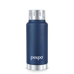 Pexpo Denim Blue Stainless Steel Vacuum Insulated Water Bottle (300ml)-picture-48