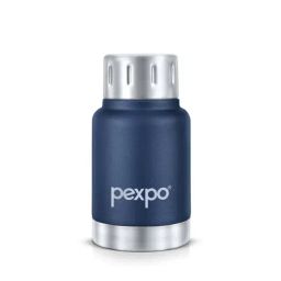 Pexpo Denim Blue Stainless Steel Vacuum Insulated Water Bottle (160ml)-25