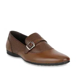 Carlton London Men's Brown Monk Shoes-image-57